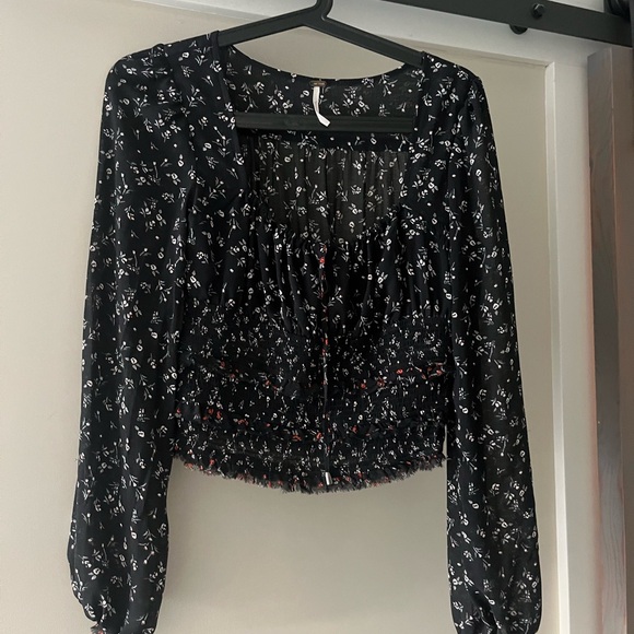 Free people long sleeve blouse - Picture 3 of 4